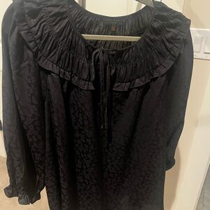 Current Air Black Blouse